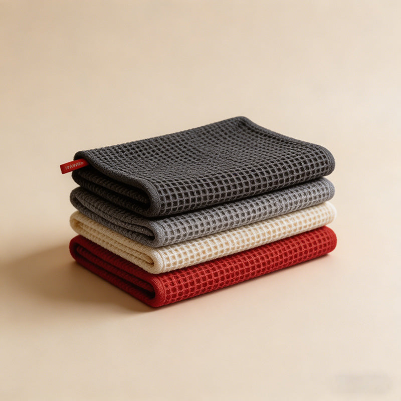 CouldNook Waffle Weave Towel - Quick Dry Honeycomb Dishcloth & Bath Towel