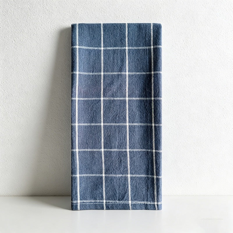 CouldNook Plaid & Striped Cotton Kitchen Towels – 100% Cotton Dish Cloths & Table Linens