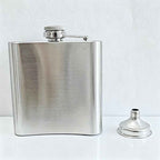 CouldNook 6/8oz Bling Rhinestone Hip Flask - Pocket Size with Funnel (Leopard & Gradient Series)