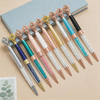 CouldNook Pen-Crown Top Retractable Metal Ballpoint Pen Cute Gift Pen for Students Office Wedding Favors