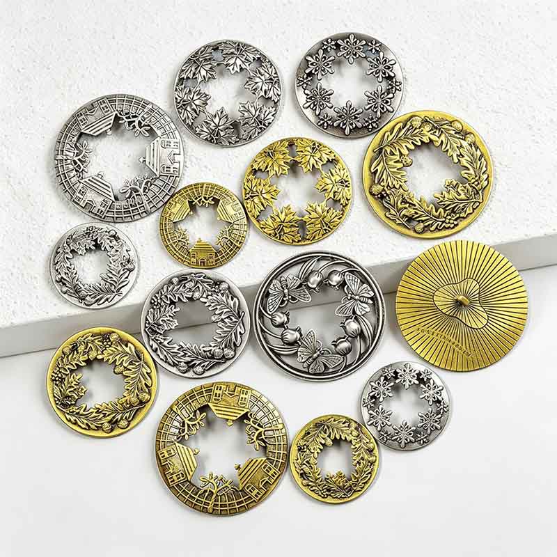 Metal Candle Toppers Candle Making Kits - Vintage Alloy Candle Accessories
