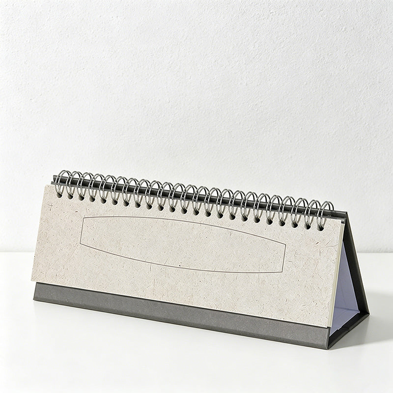 CouldNook Mini Desk Calendar - Minimalist English Desktop Calendar 2026-2025