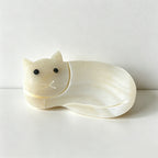 CouldNook Natural Shell Chopstick Rest - Nautical Tabletop Accessory