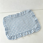 CouldNook French Style Cotton Ruffled Napkins & Placemats – Reusable Table Linens for Dining & Decor