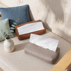 CouldNook Tissue Boxes-PU Leather Tissue Storage Box