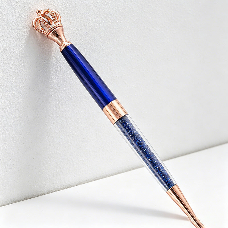 CouldNook Pen-Crown Top Retractable Metal Ballpoint Pen Cute Gift Pen for Students Office Wedding Favors