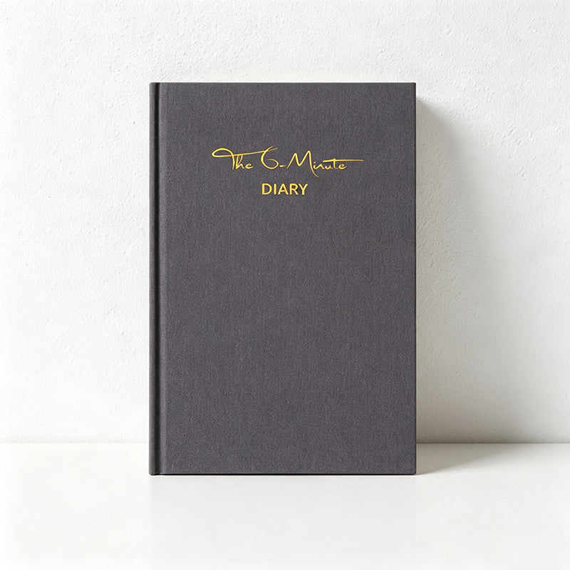 CouldNook The 6-Minute Gratitude Journal - Aesthetic Linen Cloth Diary (A5)