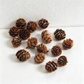 Natural Pine Cones Wall Decor - Christmas Decoration Dried Plant Materials(120pcs)