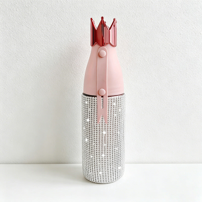 CouldNook Insulated Tumblers-12oz Rhinestone Stainless Steel Vacuum Insulated Crown Tumbler