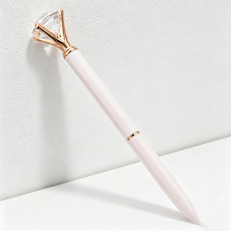 CouldNook Pen-Large Diamond Top Twist Retractable Metal Ballpoint Pen Custom Logo Gift Pen for Office Advertising School