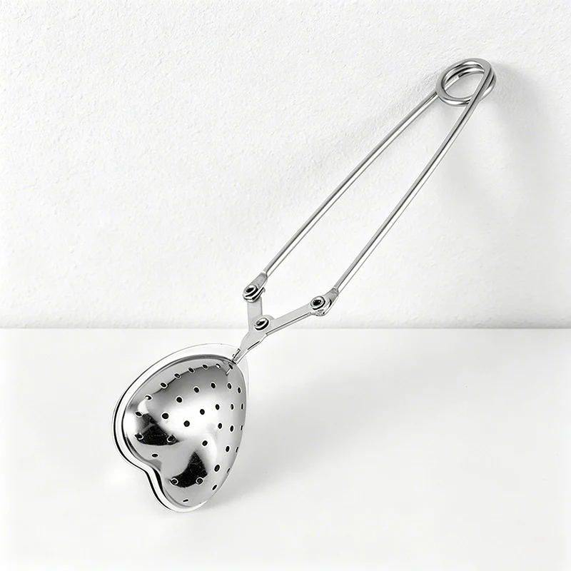304 Stainless Steel Heart Shaped Tea Infuser Tea Accessories - Loose Leaf Tea Strainer with Handle