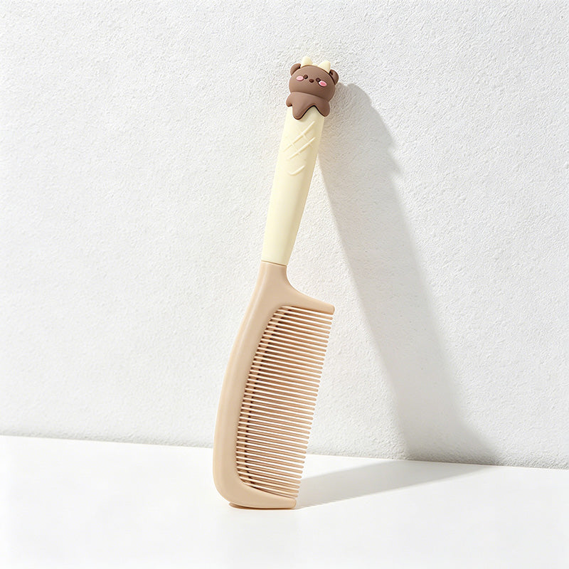 CouldNook Adorable Ice Cream Cone Flat Comb - Kawaii Animal Styling Comb