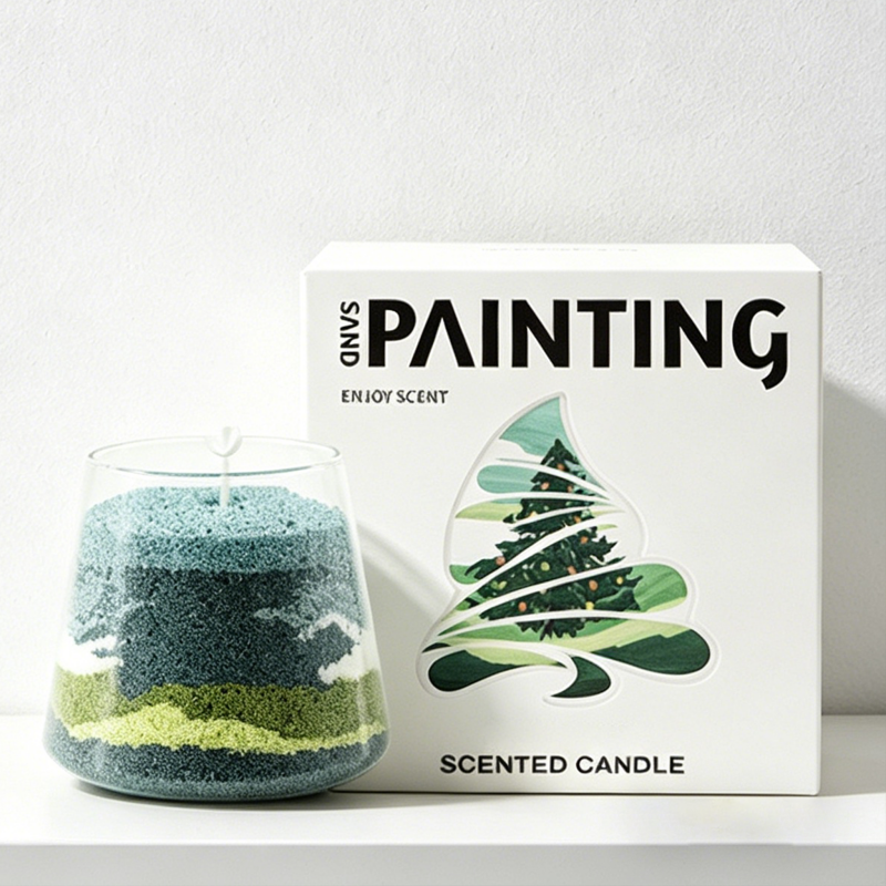 DIY Sand Art Scented Candle Kits - Aromatherapy Candle Gift Set