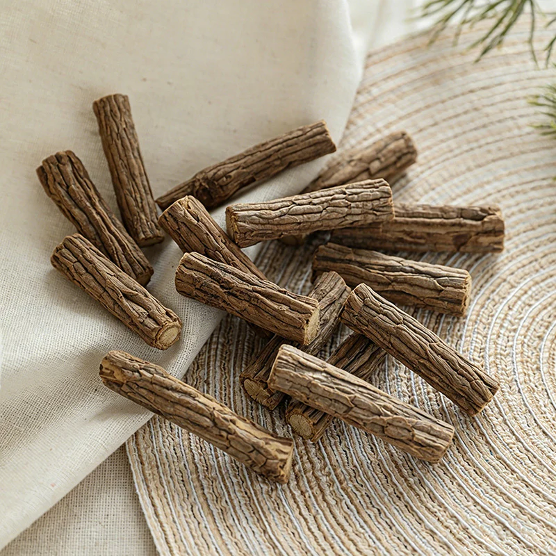 0.59 Inches Natural Bark Sticks Wall Decor - Christmas Rustic Craft Ornaments(80PCS)