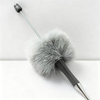 CouldNook Pen-Cute Pom Pom Beaded Ballpoint Pen DIY Creative Plush Ballpoint Pen for Gift & Office