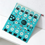 CouldNook Pure Cotton Gauze Cartoon Square Towel - Cute Absorbent Handkerchief