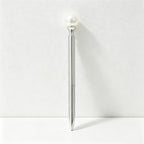 CouldNook Elegant Pearl Ballpoint Pen - Aesthetic Twist Metal Pen (1.0mm)
