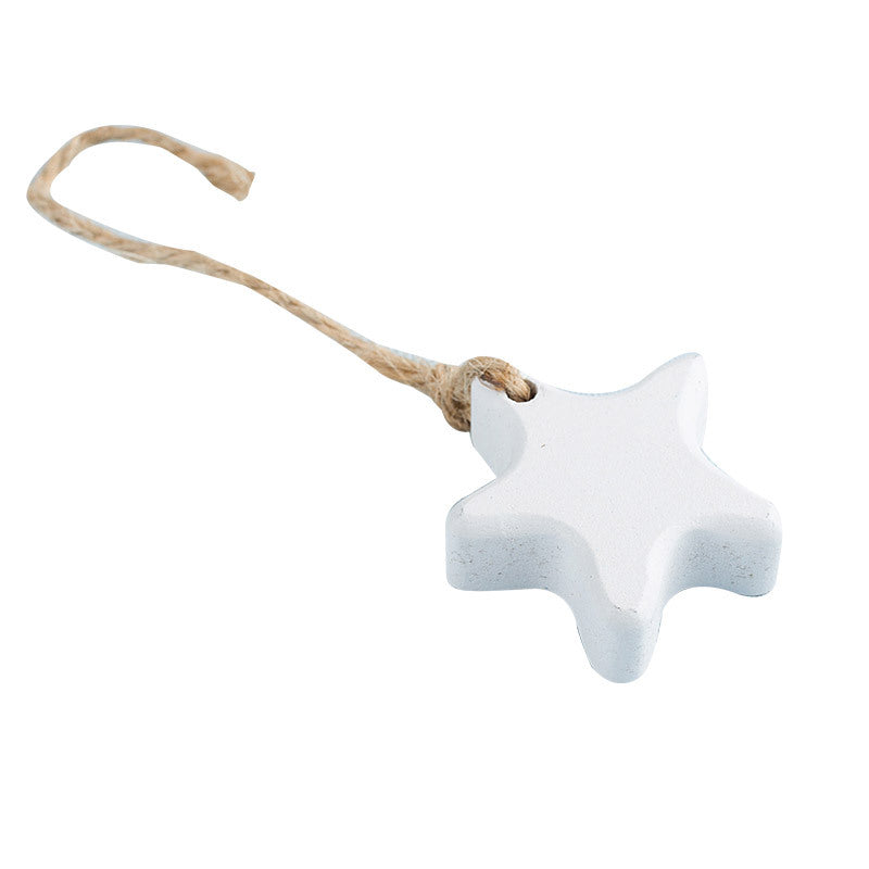 CouldNook Coastal Hanging Ornament - Nautical Shapes And Twine Loop