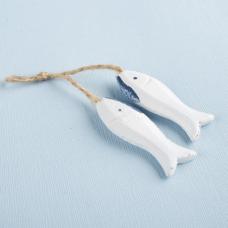 CouldNook Coastal Hanging Ornament - Nautical Shapes And Twine Loop