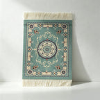 CouldNook Vintage Ethnic Tassel Placemat - Artistic Floral Insulation Pad