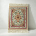 CouldNook Persian Style Tassel Coaster - Ethnic Motif Heat-Insulating Mat
