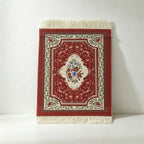 CouldNook Persian Style Tassel Coaster - Ethnic Motif Heat-Insulating Mat