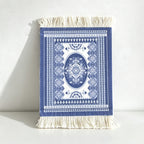 CouldNook Persian Style Tassel Coaster - Ethnic Motif Heat-Insulating Mat