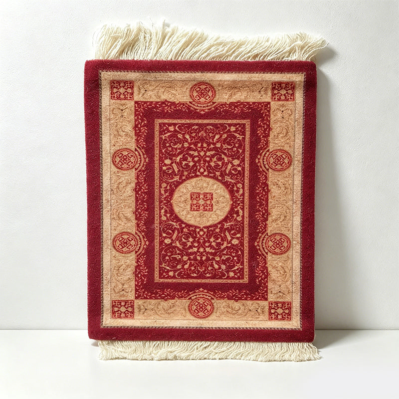 CouldNook Persian Style Tassel Coaster - Ethnic Motif Heat-Insulating Mat