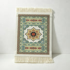 CouldNook Persian Style Tassel Coaster - Ethnic Motif Heat-Insulating Mat