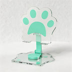CouldNook Cute Cat Paw Acrylic Phone Stand - 360° Rotating Adjustable Holder