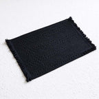 CouldNook Woven Placemat - Textured Patterns and Short Fringed Ends