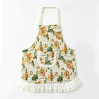 CouldNook Floral Pattern Apron - Kitchen Wear Accent