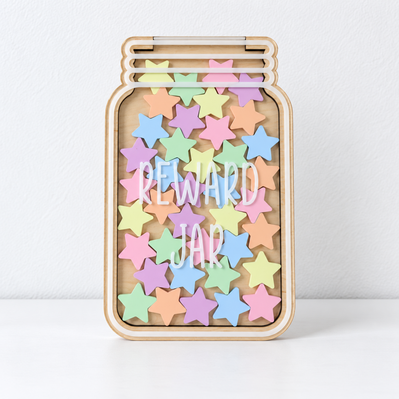 CouldNook Reward Jar - Visible Token Display And Playful Themed Designs