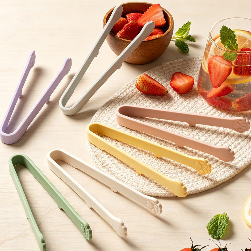 CouldNook Mini Silicone Food Tongs - Cat Paw Tips