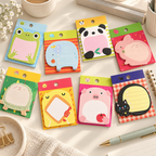 CouldNook Animal Sticky Notes - Shaped Character Memo Pads