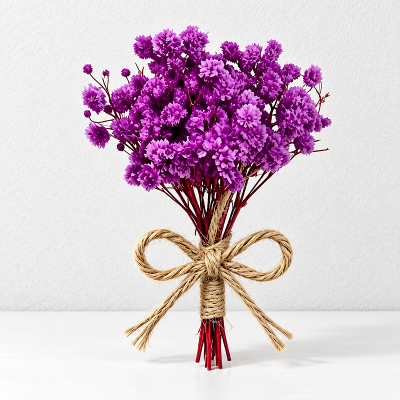 CouldNook Mini Dried Flower Bouquet - Twine Bound Stems