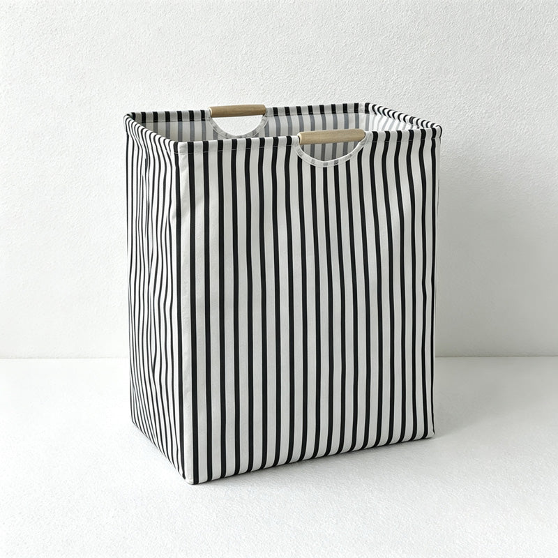 CouldNook Foldable Laundry Hamper - Wooden Handle Size Options