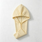 CouldNook Waffle Hair Towel Wrap - Hooded Drying Cap