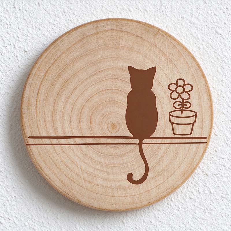 CouldNook Magnetic Bottle Opener - Printed Wood Disc