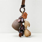 CouldNook Natural Seed Bag Charm - Forest Nut Pendant