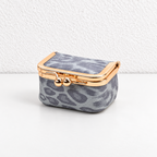 CouldNook Leopard Mini Jewelry Purse - Clasp Frame