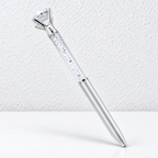 CouldNook Gem Top Ballpoint Pen - Clear Decorative Barrel and Facets