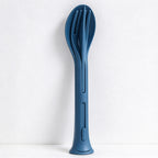 CouldNook Stackable Cutlery Set - Slotted Colorful Handles