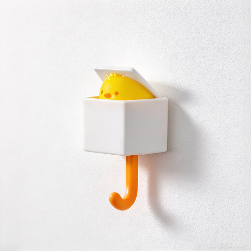 CouldNook Animal Wall Hook - Peeking Character and Curved Hanging Arm