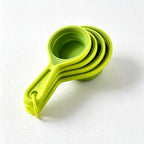 CouldNook Collapsible Silicone Measuring Spoon Set - Nested Multi-Size Design