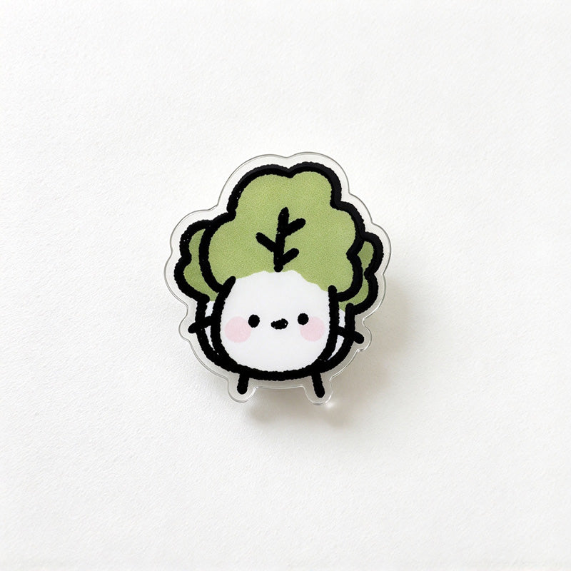 CouldNook Food Character Memo Clip - Tiny Faces And Vegetable Shapes