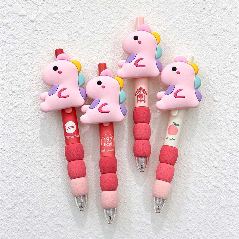 CouldNook Character Gel Pen - Expressive Topper And Segmented Grip