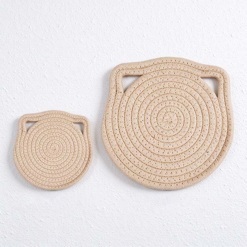 CouldNook Cat Ear Rope Table Mat - Round