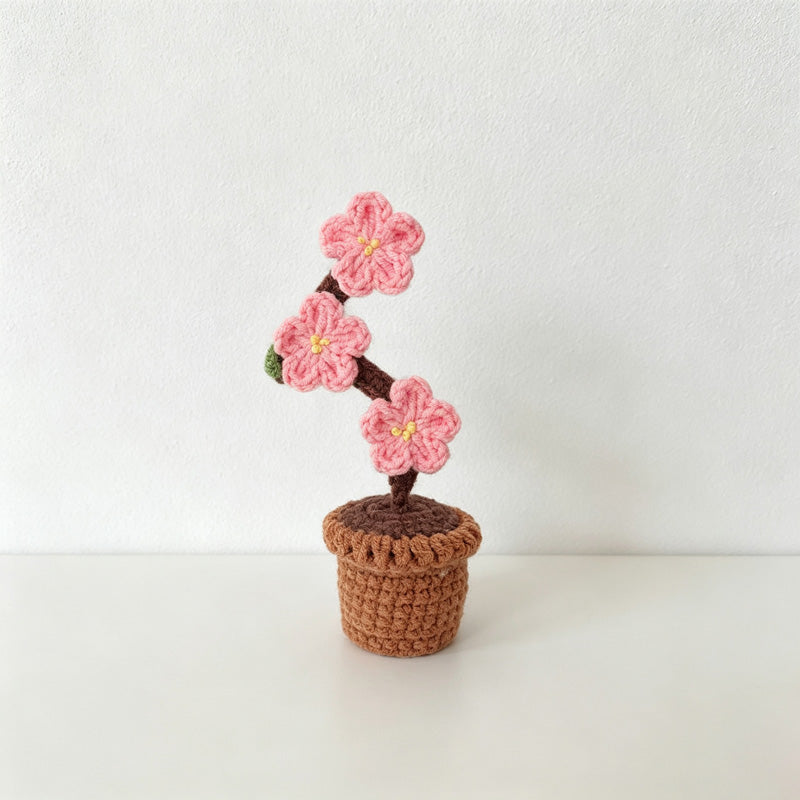 CouldNook Yarn Flower Planter Ornament - Fifteen Bloom Designs