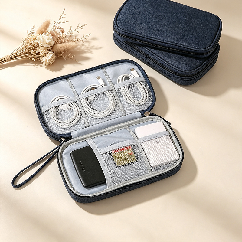 CouldNook Layered Digital Accessory Organizer Bag for Everyday Storage